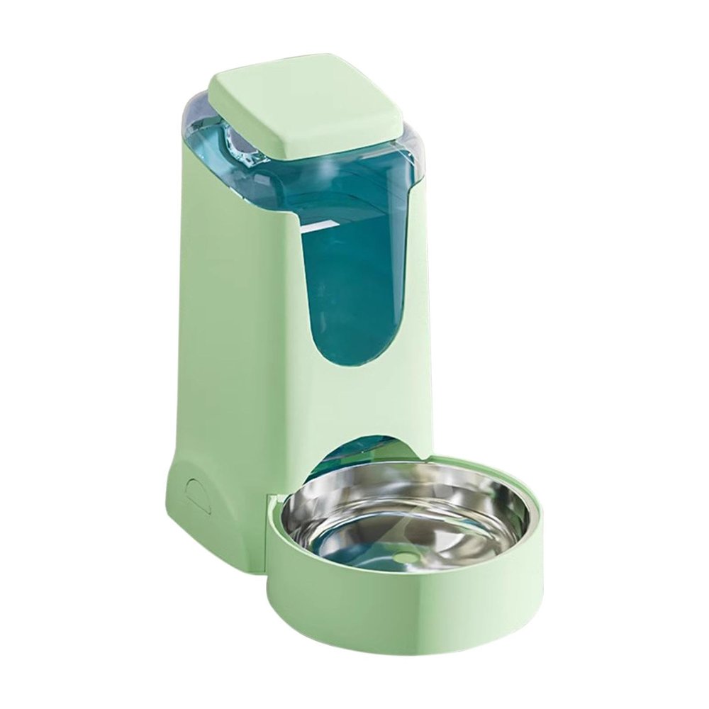 Gcljlmy Automatic Water Dispenser for Pets, Leakproof Dog Water Bottle, Large Pet Water Fountain (Green)