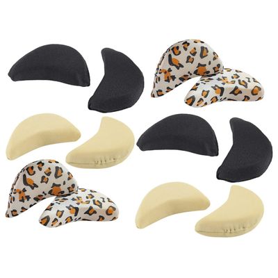 Beavorty 6 Pairs Reusable Forefoot Pads for Large Shoes, Heel Protection for High Heels, Flats, and Sneakers
