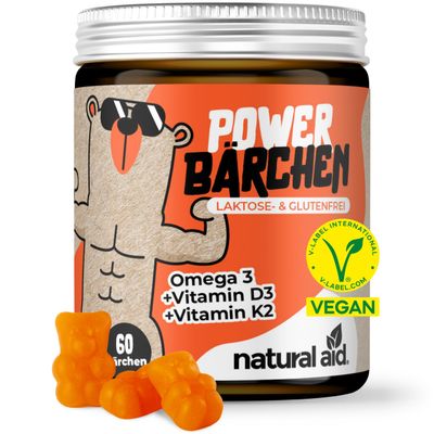 Vitamin D Gummies with K2 and Omega-3, Vegan, 1,000 IU D3, Orange Flavor, 60 Count, 2-Month Supply
