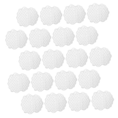 OUNONA 20-Count Underarm Sweat Pads, Nonwoven Fabric and Polymer, Skin-Friendly, Sweat-Absorbing and Invisible