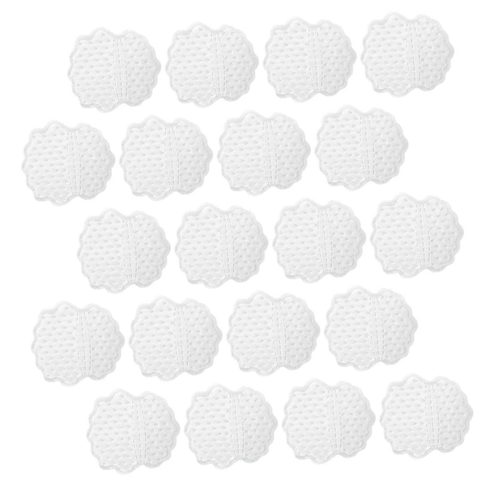 OUNONA 20-Count Underarm Sweat Pads, Nonwoven Fabric and Polymer, Skin-Friendly, Sweat-Absorbing and Invisible