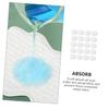 OUNONA 20-Count Underarm Sweat Pads, Nonwoven Fabric and Polymer, Skin-Friendly, Sweat-Absorbing and Invisible view 4