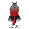 Women's Babydoll Lingerie Set with Stockings view 2