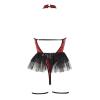 Women's Babydoll Lingerie Set with Stockings view 4
