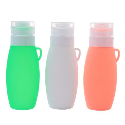 HONITANO 90 ml Silicone Dispenser Bottles, 3-Pack for Travel