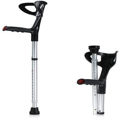 OGLFGLNY Adjustable Foldable Aluminum Forearm Crutches