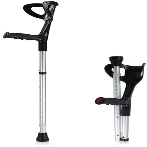OGLFGLNY Adjustable Foldable Aluminum Forearm Crutches