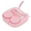 OUNONA Portable Plastic Contact Lens Cases with Small Mirror, 2 Sets view 3