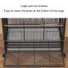 Stackable Bird Aviary with Universal Casters and Breeding Boxes, White, Small view 4