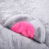 REXVTNS Small Animal-Shaped Cat Bed with Warm Plush Cave view 2