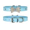 Adjustable Classic Dog Collar (Blue, S) view 3