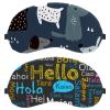 2-Pack Sleep Masks, “Hello” in Different Languages, for Men and Women, Pressure-Free Night Eye Covers, Breathable, Light-Blocking view 1