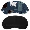 2-Pack Sleep Masks, “Hello” in Different Languages, for Men and Women, Pressure-Free Night Eye Covers, Breathable, Light-Blocking view 2