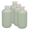 DECORNIJIA 4-Pack Empty Refillable Shampoo and Lotion Pump Bottles with Lids view 1