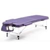 NSTVVEE Professional Folding Aluminum Massage Table with Face Hole and Carrying Bag, 185 × 60 cm, Purple view 1