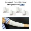 EDWERD PICC Line Arm Sleeves, Breathable Arm Protection for Nurses, Fits 9.0–14.0 in Arm Circumference, White, 4 Pcs view 2