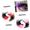 9 Pairs of Colored False Eyelashes for Halloween and Cosplay view 3