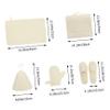 VALICLUD Reusable Felt Sauna Hat and Glove Set, 1 Set, White view 2