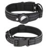 Dog AirTag Tracking Cover for Positioning and Training Collar, Nylon Pet Collar (B, L) view 2