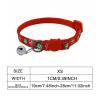 Medium Dog Collar, Thanksgiving Cat/Dog Collar with Bell, 5-Pack, Breakaway, Soft, Adjustable, for Christmas (Red, One Size) view 4