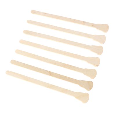 Wax Spatulas, 150 Disposable Pieces with Rounded Ends