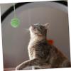 HOUDERCO Cat Ball Replacement Parts for Cat Trees - Green view 4
