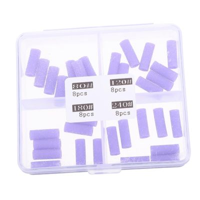 VALICLUD 32-Piece Fine-Grit Nail Drill Sanding Bands