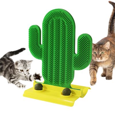 Cactus Cat Scratching Post with Catnip Toy
