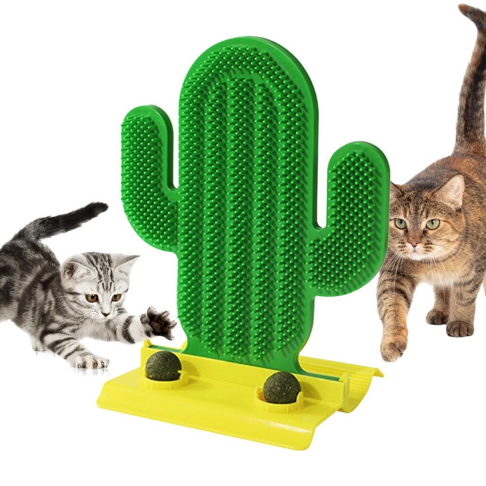 Cactus Cat Scratching Post with Catnip Toy
