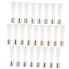 MUCKLILY 25-Pack 15 ml Empty Lip Balm Tubes, Soft Transparent Plastic, Refillable view 1