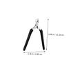 VICASKY Stainless Steel Cuticle Scissors with Barbs view 2