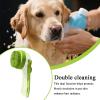 Portable Dog Bath Brush - Slicker Grooming Tool view 2