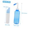 Nasal Rinse Bottle Set for Nasal Cavity Cleaning, 1 Set, PP, Blue view 2