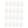 Supvox 20-Pack Waterproof Baby Navel Protection Patches, White, Oval view 1