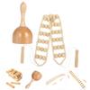 GANAZONO Portable Wooden Massage Tool with Cupping Set view 3