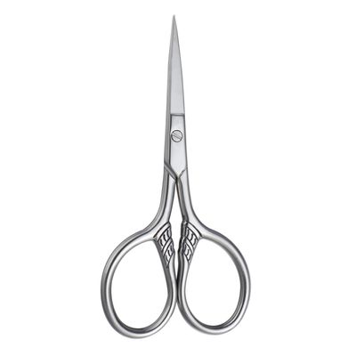 Stainless Steel Beard Scissors, Silver, for Men, Precise Trimming
