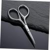 Stainless Steel Beard Scissors, Silver, for Men, Precise Trimming view 3