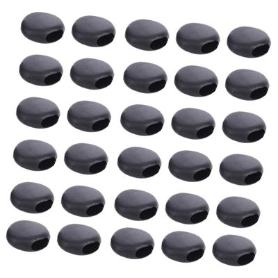 SAFIGLE Adjustable Black Mask Buttons, 500 Plastic Pieces with Anti-Slip Design