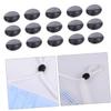 SAFIGLE Adjustable Black Mask Buttons, 500 Plastic Pieces with Anti-Slip Design view 3