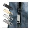 LZZYFPX 4-Piece Metal Zipper Pulls, Detachable Replacement Zipper Sliders for Bags and Clothing, Black view 2