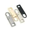 LZZYFPX 4-Piece Metal Zipper Pulls, Detachable Replacement Zipper Sliders for Bags and Clothing, Black view 4