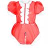 YGZHANYUANOKU Lockable Sissy Puff-Sleeve Bodysuit, PVC, Purple, Size M view 4