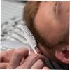 SAFIGLE Stainless Steel Foldable Pocket Comb with Scalp Massage Function, Silver view 2