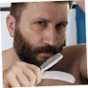 SAFIGLE Stainless Steel Foldable Pocket Comb with Scalp Massage Function, Silver view 3