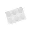 DINHEAROM Transparent Gel Heel Pads, 18 Small Round Cushions view 1