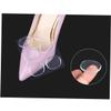 DINHEAROM Transparent Gel Heel Pads, 18 Small Round Cushions view 2