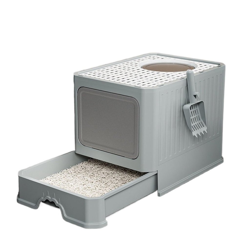 TIEOAXFT Cat Litter Box for Multiple Cats