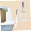 ibasenice 2-Pack Cat Litter Scoop with Long Handle view 3