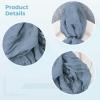 Boho-Chic Napkins, Soft Polyester Balinese Gauze, Crinkled Texture, 50 x 50 cm, for Parties and Dining, 24-Piece Set view 2