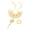 HANABASS Hawaii Pet Costume Set with Collar and Skirt view 1
